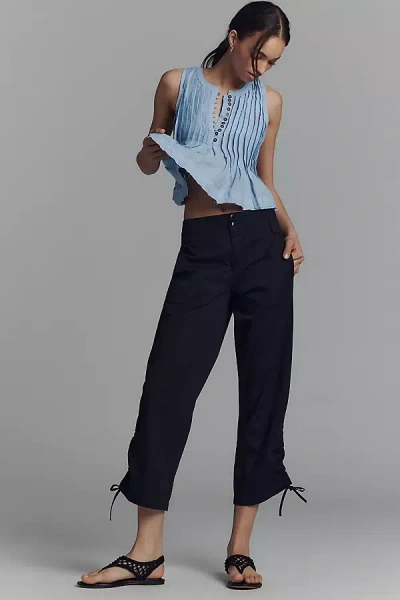 Sanctuary Utility Capri Pants In Black
