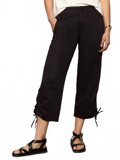 Sanctuary Utility Capris Pant In Black