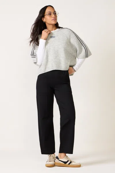 Sanctuary Utility Ponte Barrel Pant In Black