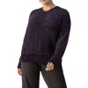 Sanctuary V-neck Chenille Sweater In Midnight