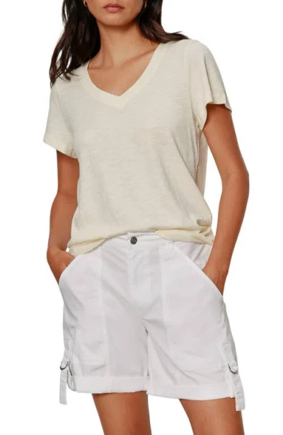 Sanctuary V-neck T-shirt In White