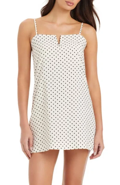 Sanctuary V-wire A-line Cover-up Minidress In White