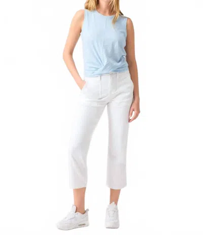 Sanctuary Vacation Cropped Pant In White