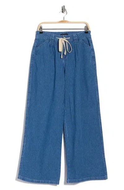 Sanctuary Vacationer Wide Leg Jeans In Blue
