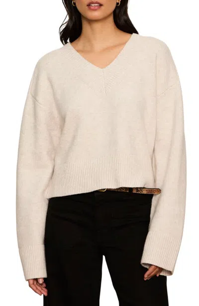 Sanctuary Vanna V-neck Sweater In Neutral