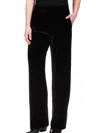 Sanctuary Velvet Dress Pant In Black In Black