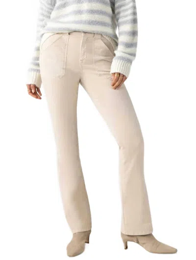 Sanctuary Velveteen Hayden Bootcut Pants In Toasted Almond In Multi