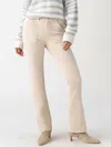 Sanctuary Velveteen Hayden Bootcut Pants In Toasted Almond