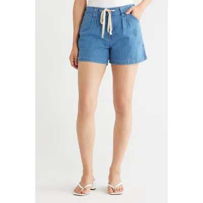 Sanctuary Villa Drawstring Shorts In Blue