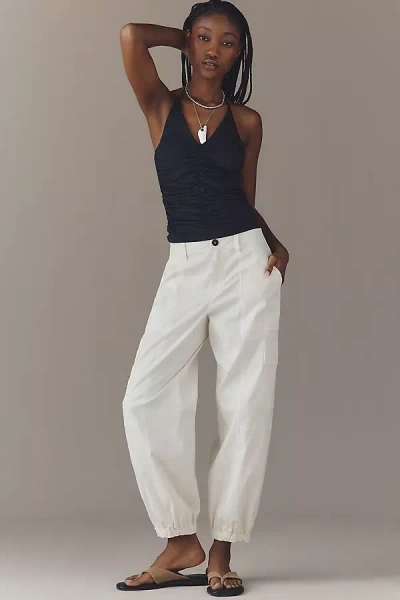 Sanctuary Vista Cotton Blend Pants In White