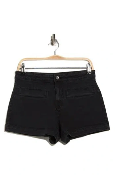 Sanctuary Voyage Cotton Shorts In Black