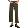 Sanctuary Voyage High Waist Crop Straight Leg Jeans In Kalamata