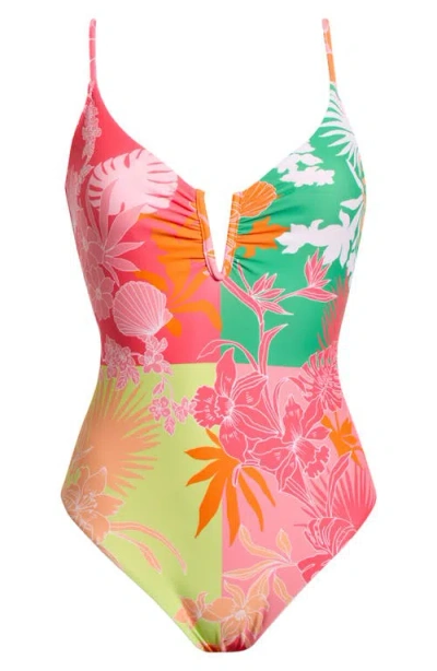 Sanctuary V-wire One-piece Swimsuit In Multi