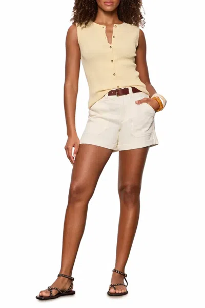 Sanctuary Wander On Soft Cotton Shorts In Collagen In Neutral