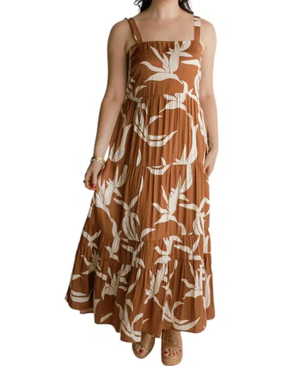 Sanctuary Watching Sunset Tiered Midi Dress In First Bloom In Multi