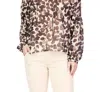 Sanctuary Watermark Spot Blouse In Chocolate Spots In Multi