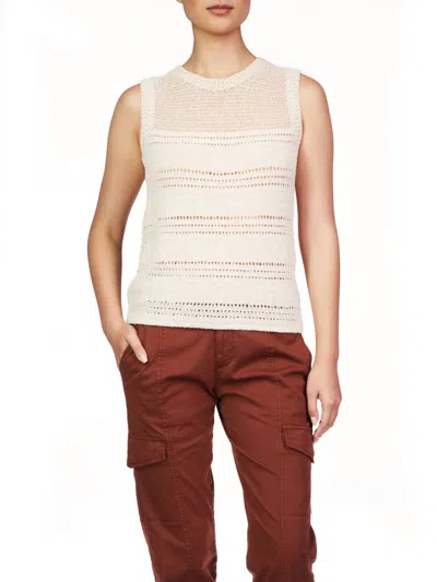 SANCTUARY WAVES OF SUMMER SHELL TANK TOP IN MACRAME
