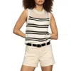 Sanctuary Waves Of Summer Sleeveless Sweater In Neutral
