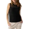 Sanctuary Waves Of Summer Sleeveless Sweater In Black