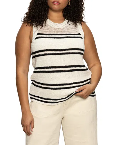 Sanctuary Waves Of Summer Sleeveless Sweater In Neutral