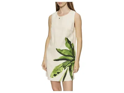 Sanctuary Way To Be Linen Shift Dress In Multi