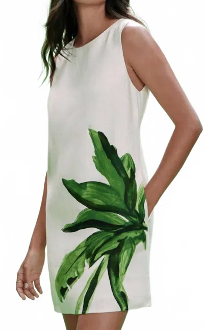 Sanctuary Way To Be Linen Shift Dress In White