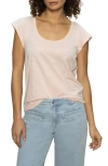 Sanctuary West Side Scoop Neck T-shirt In Earth Pink