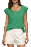 Sanctuary West Side Scoop Neck T-shirt In Green