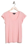 Sanctuary West Side Scoop Neck T-shirt In Pink