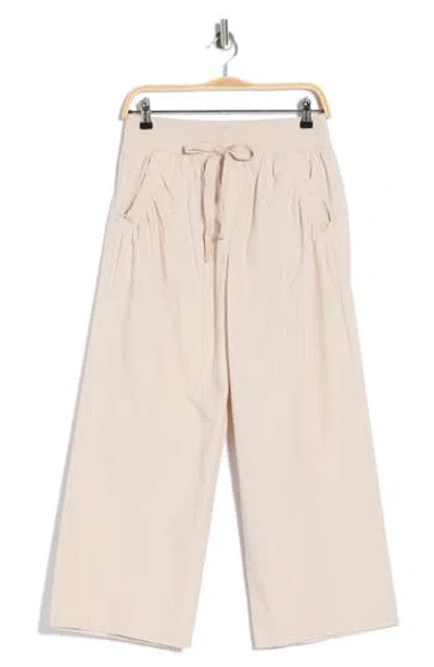 Sanctuary Wide Leg Crop Pants In Neutral