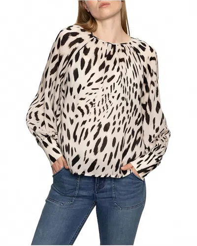 Sanctuary Wild Dreamer Blouse In Mother Leopard In Neutral