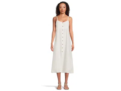 Sanctuary Wilder Linen Midi Dress In White