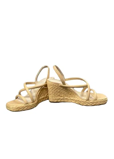 Sanctuary Wilder Wedge Sandal In Cream In White