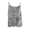 Sanctuary Wmoen's One Love Animal Print Camisole In Multi White In Multi