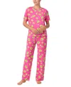 Sanctuary Print Pajamas In Pink