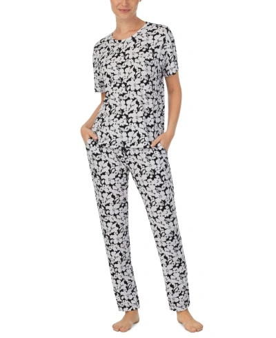 Sanctuary Women's 2-pc. Printed Jogger Pajamas Set In Black Print