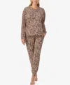 Sanctuary Women's 2-piece Printed Pajama Set In Brown