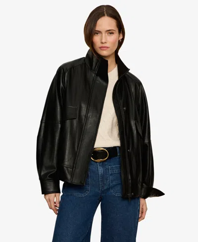 Sanctuary Women's Alana Funnel Neck Jacket In Black