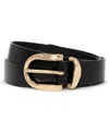 Sanctuary Women's All Day Leather Belt In Gold