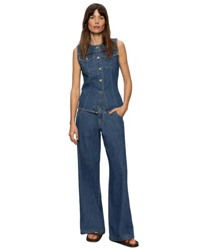 Sanctuary Women's Arden Mid Rise Wide-leg Jeans
