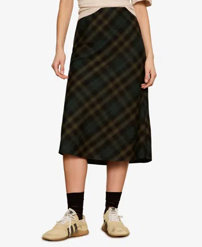 Sanctuary Favorite Plaid Slip Skirt In Multi