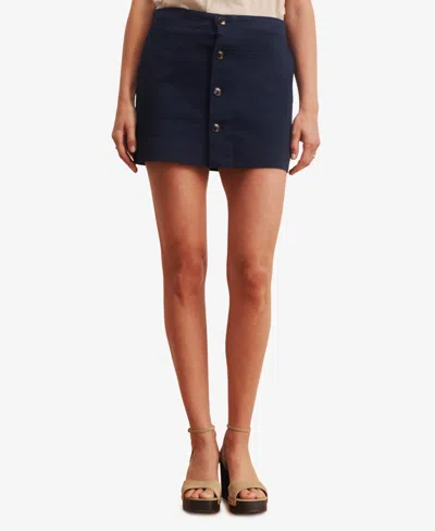 Sanctuary Women's Button-front Mini Skirt In Blue
