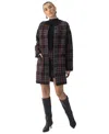 Sanctuary Plaid Long Cardigan In Heather Ash Plaid