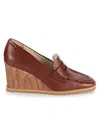 Sanctuary Cadence Wedge Loafer In Saddle Tan