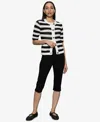 Sanctuary Women's Clipper Ponte Capri Pants In Black