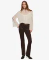 Sanctuary Corduroy Hayden Bootcut Pants In Brown Sugar In Brown