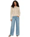 Sanctuary Flower Pop Cotton Zip Cardigan
