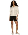 Sanctuary Open Knit Bomber Jacket