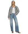 Sanctuary Coco Jacquard Button-front Jacket In Crafted Stripe
