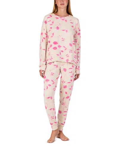 Sanctuary Women's Crewneck Long-sleeve Sweater-knit Top And Pants, 2-piece Set In Pink